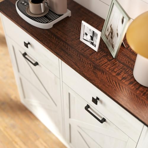 20 Gallon Tilt Out Trash Can Cabinet with Drawer Z87809