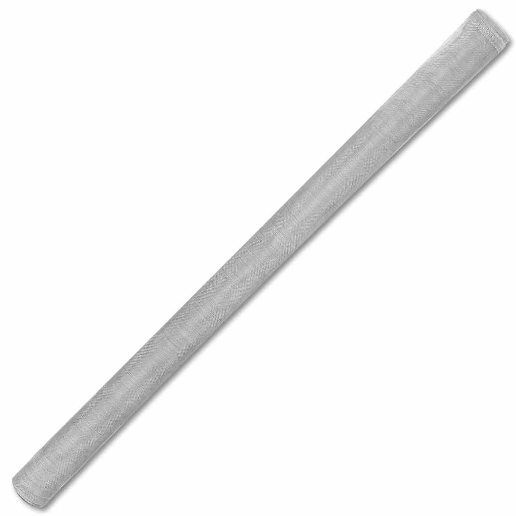 Aluminum Mesh Screen 39.4x196.9 Inches Silver Q976