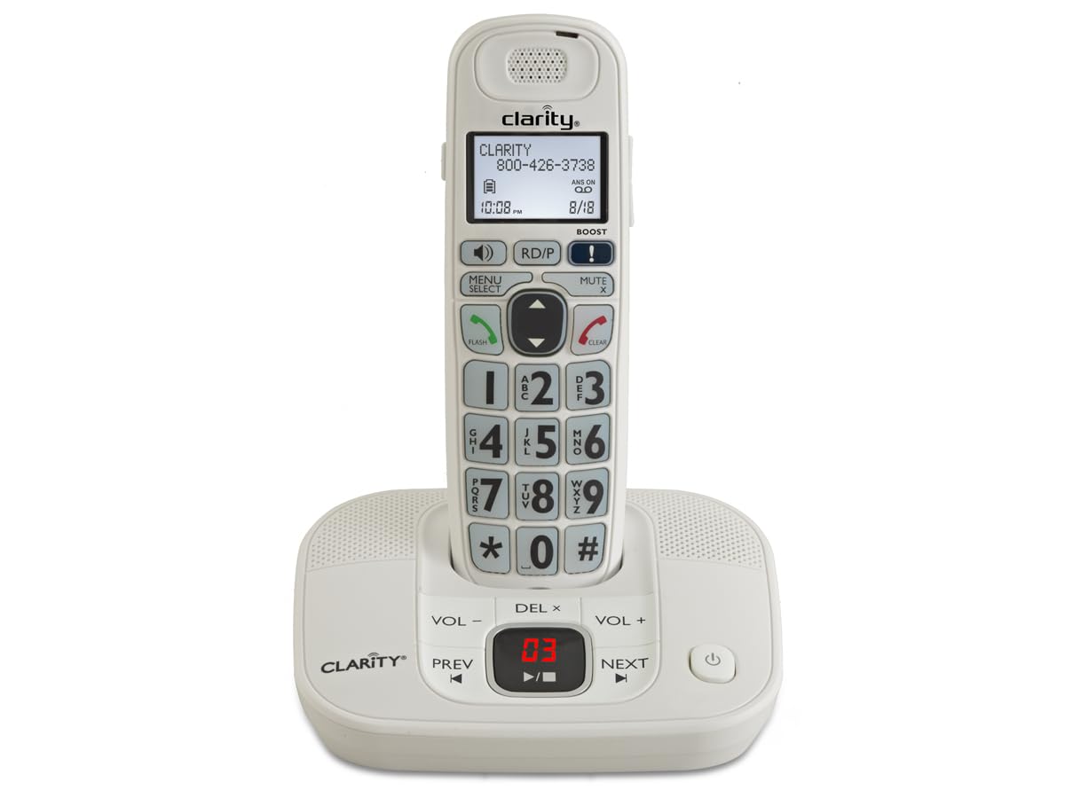 DECT 6.0 Cordless Landline Phone with Answering Machine Y318693