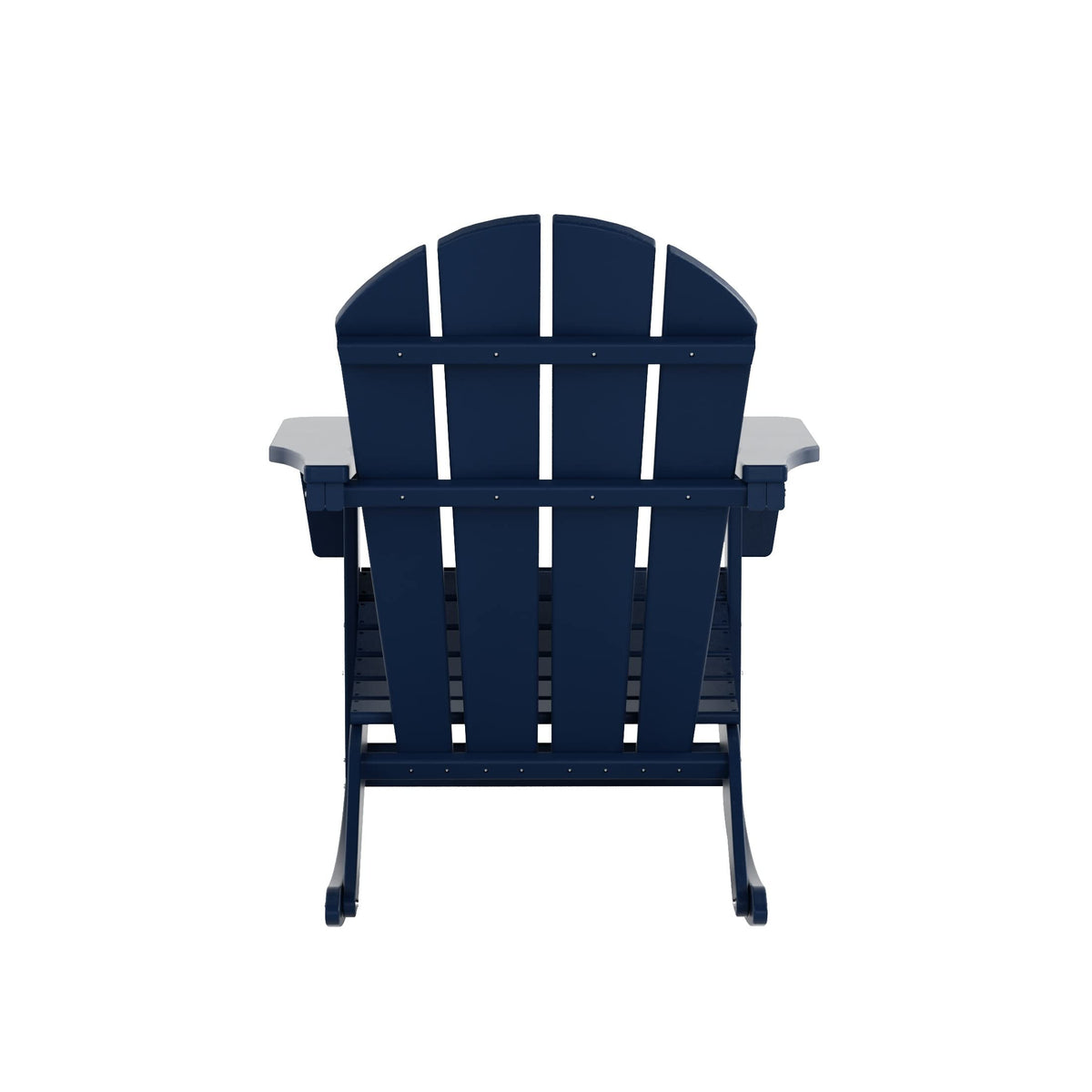 Navy Blue HDPE Outdoor Rocking Chair W7321