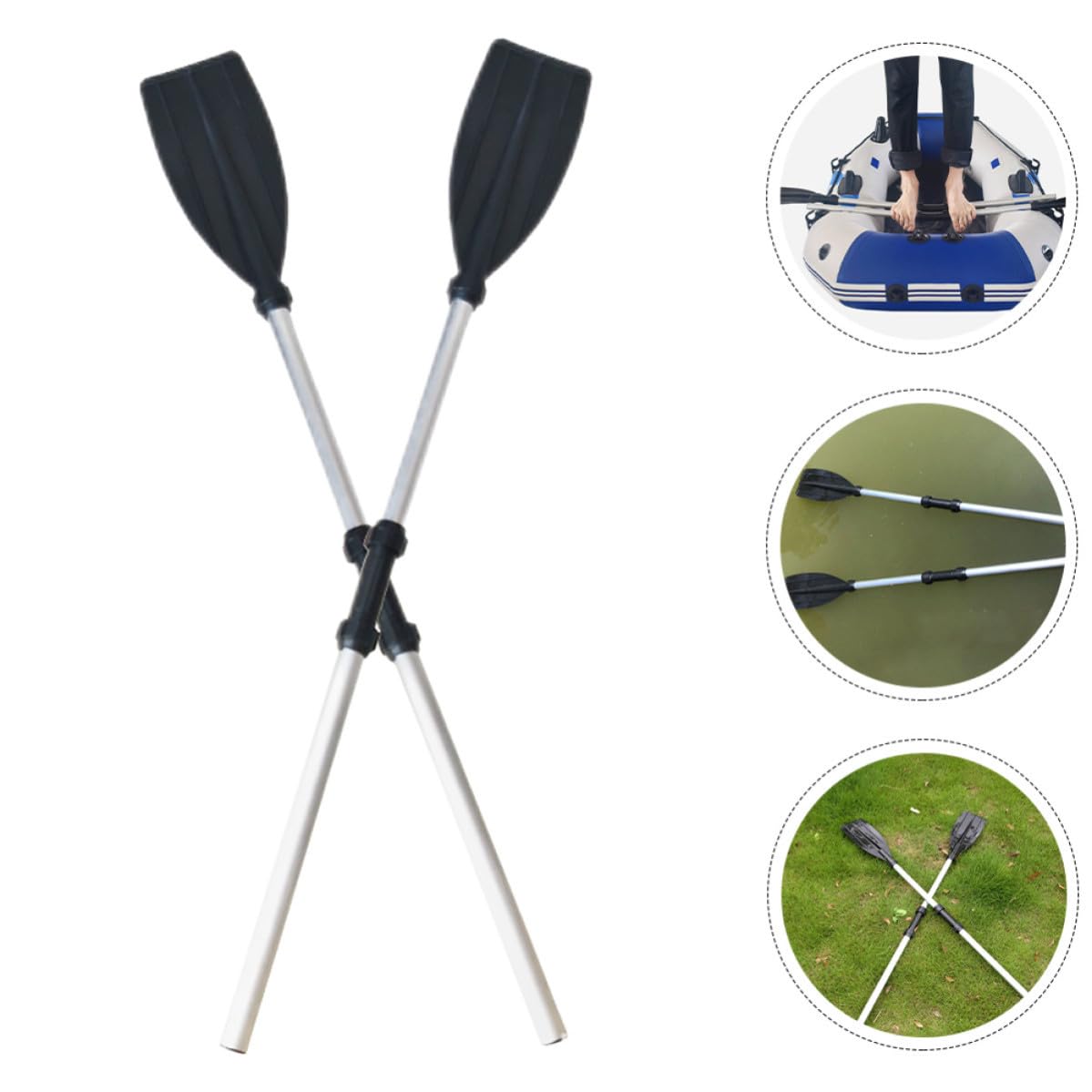 2pcs Aluminum Alloy Kayak Paddles S4390