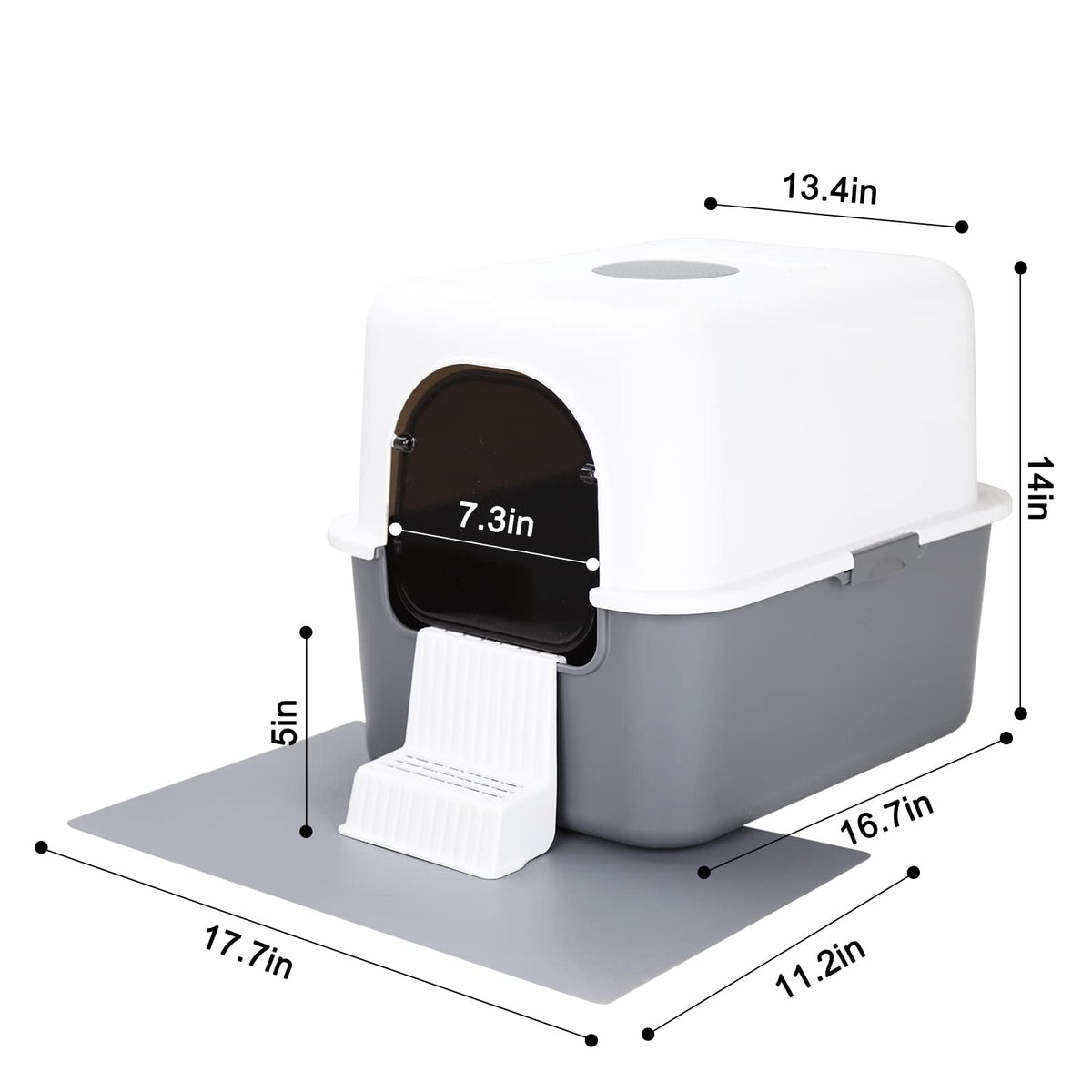 Enclosed Cat Litter Box O4580