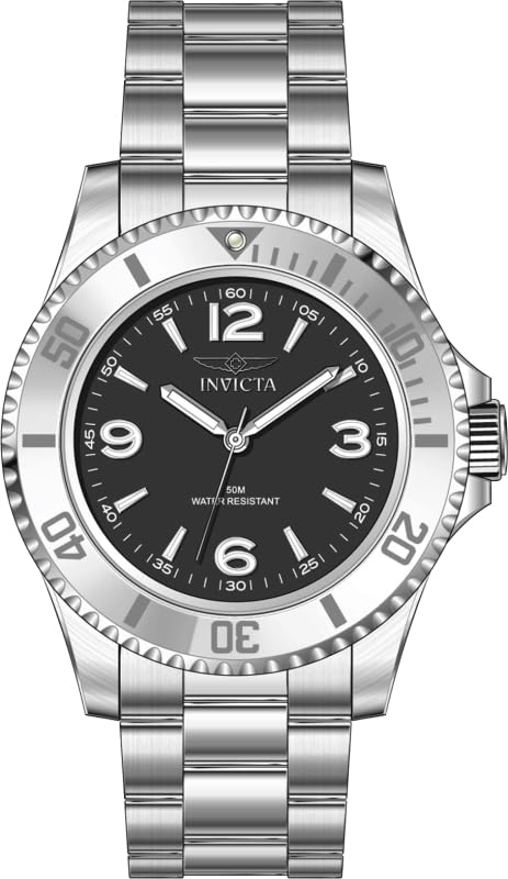 40mm Steel Black Dial Quartz Watch B22706
