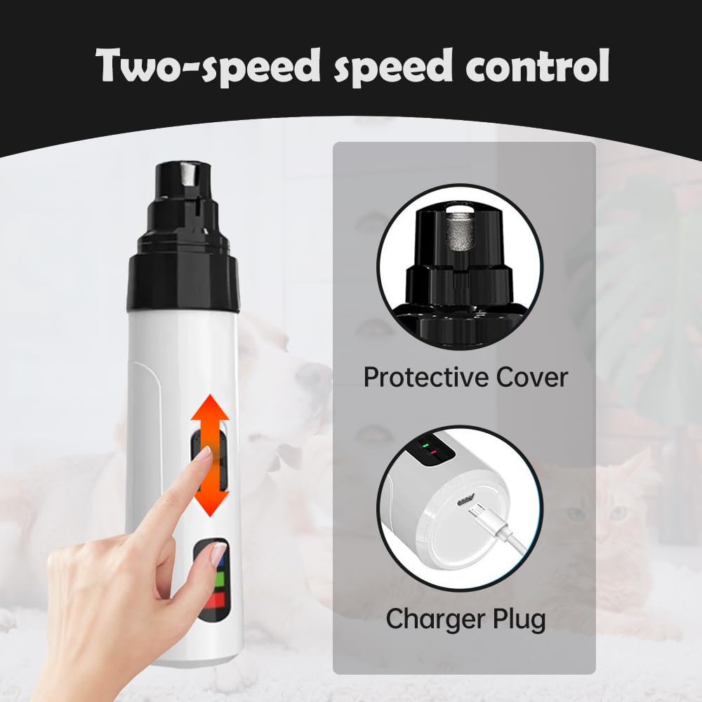 Silent Rechargeable Electric Dog Nail Grinder N205