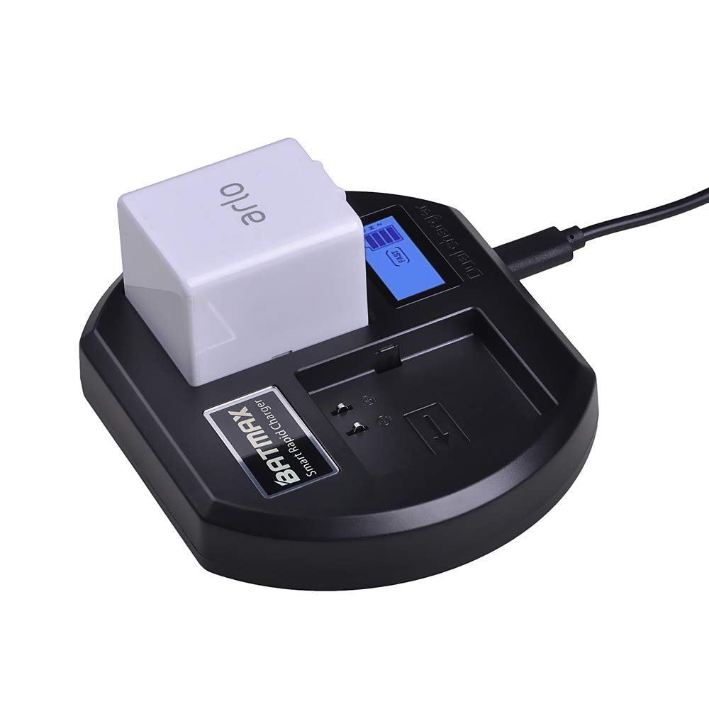 LCD Dual Battery Charger Station N89741