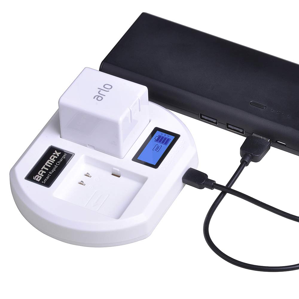 LCD USB Dual Battery Charging Station E7265