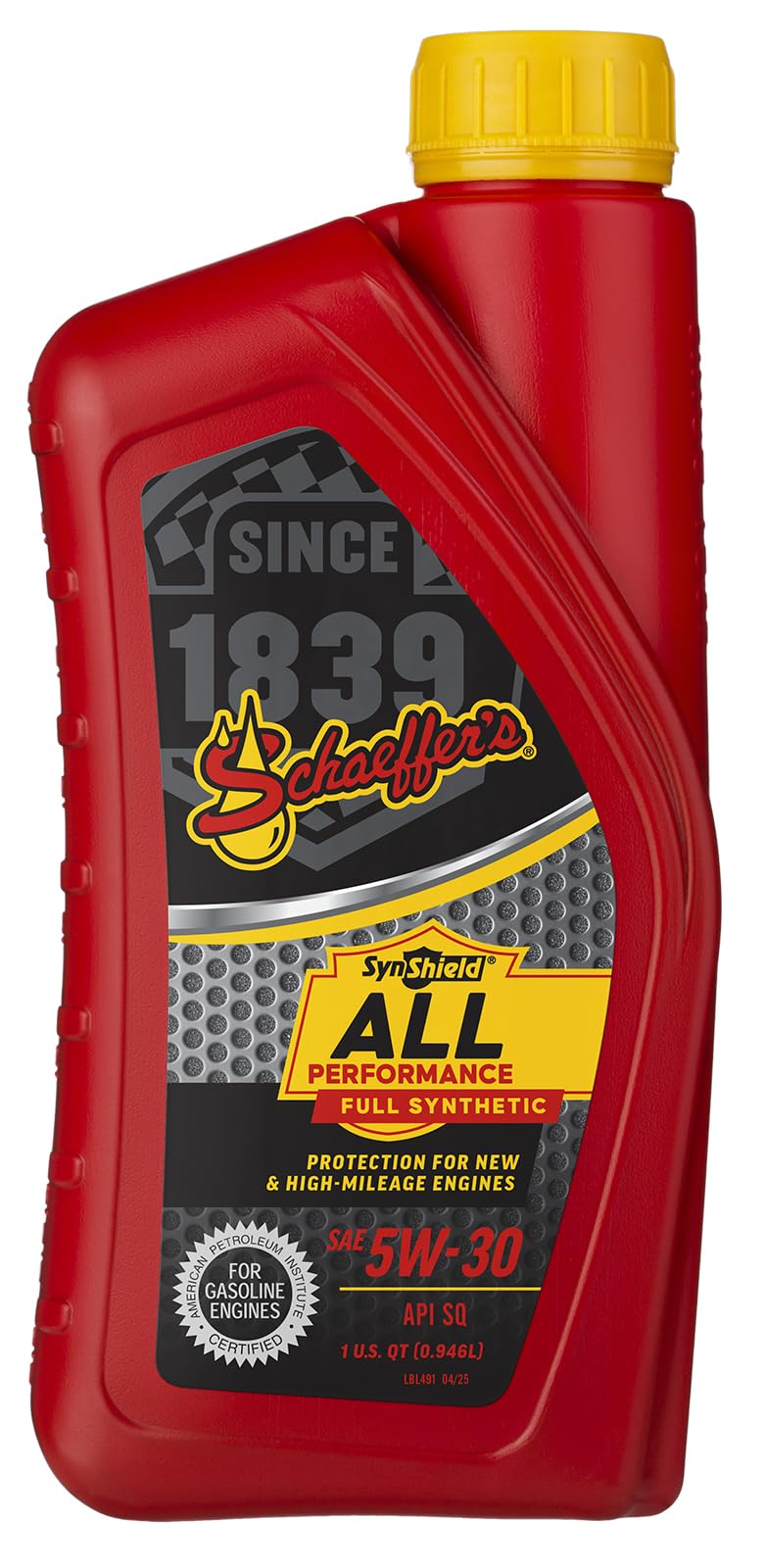 Full Synthetic 5W-30 Gasoline Engine Oil 1-quart bottle E16847