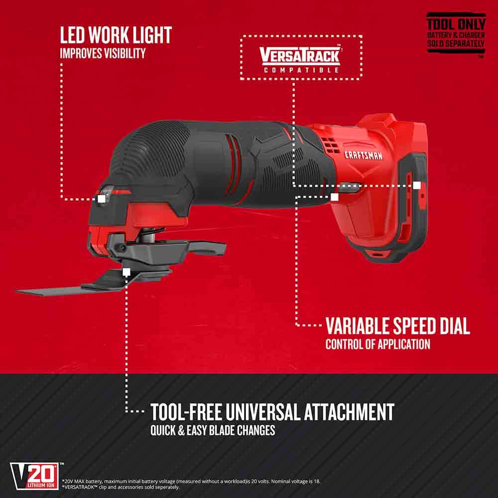 7-Tool Cordless Power Tool Combo Kit with 2 Batteries and Charger M2267