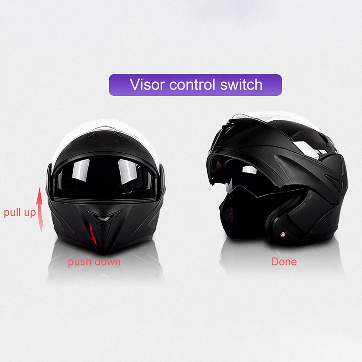 Bluetooth Modular Full Face Motorcycle Helmet DOT ECE N43472