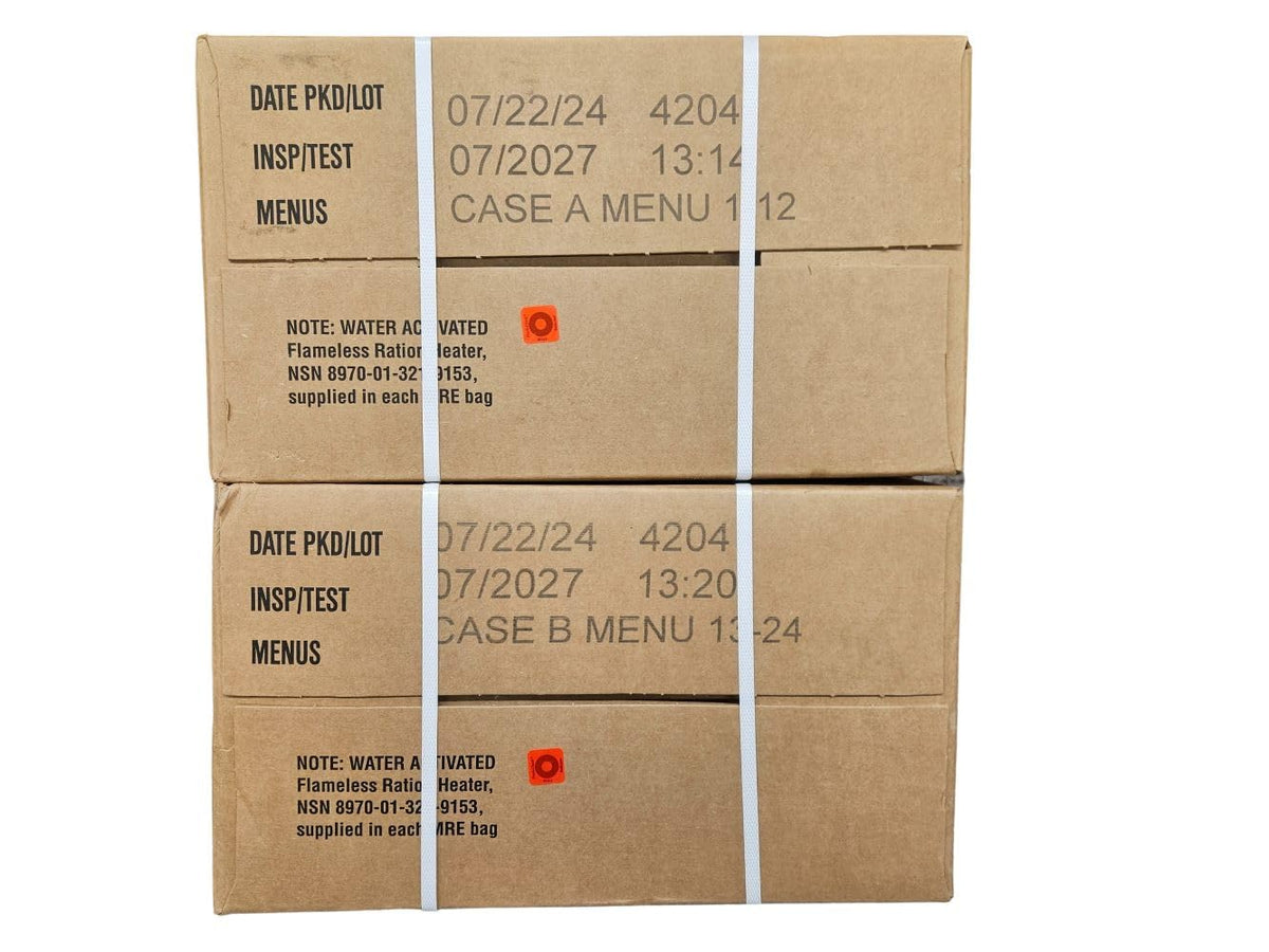 Case of 12 MREs Ready to Eat Meal 12 Packs M968097