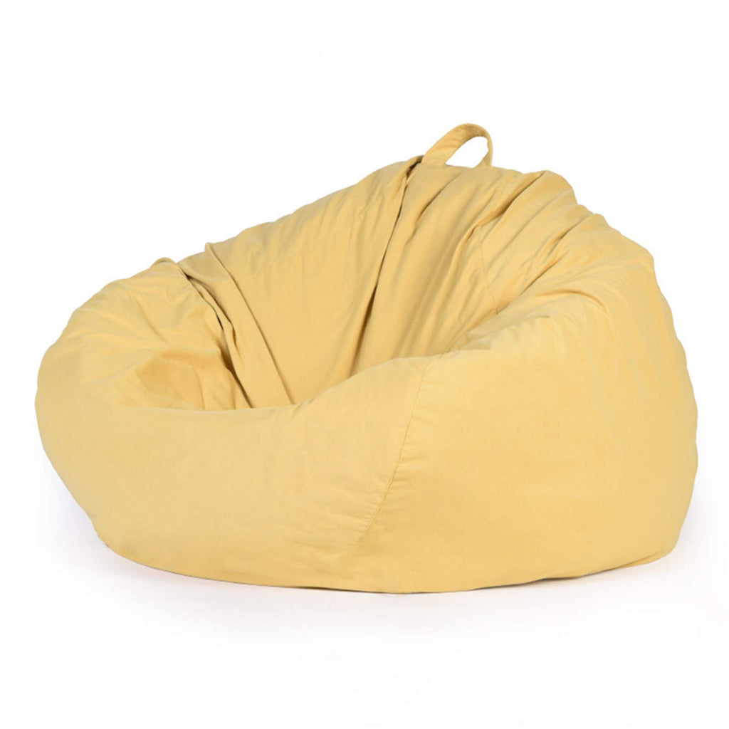Yellow Large Bean Bag Chair Cover D603855