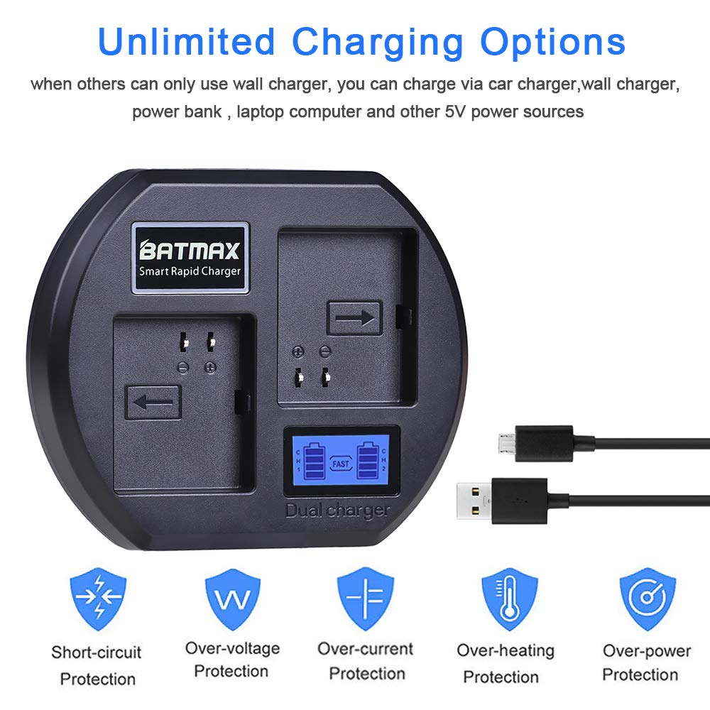 LCD Dual Battery Charger Station N89741