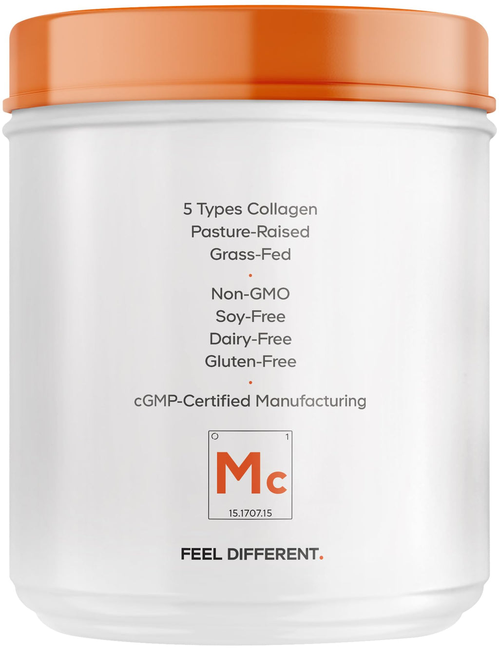 Unflavored Multi Collagen Protein Powder Peptides 20 Oz K365