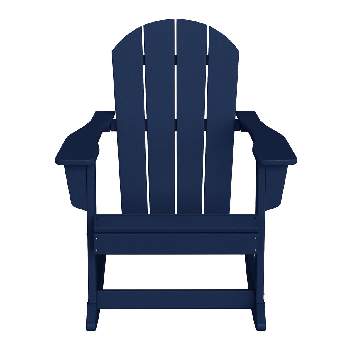 Navy Blue HDPE Outdoor Rocking Chair W7321