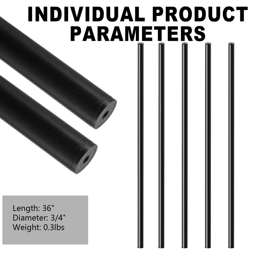 51 Pack 36" Black Aluminum Deck Balusters J986823