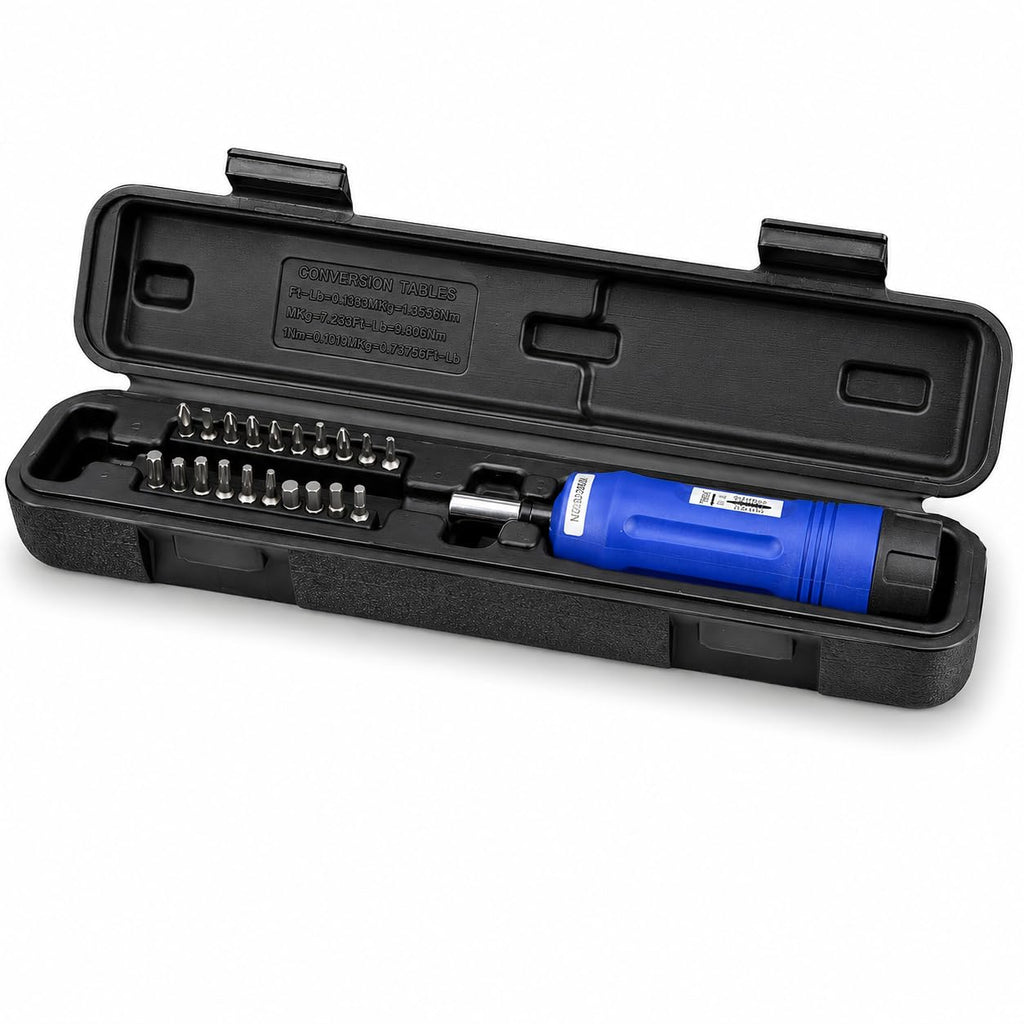 21-Piece Adjustable Torque Screwdriver Set 1/4-Inch Drive D46921