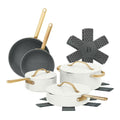 12 Pc Ceramic Non-Stick Cookware Set with Lids F6275