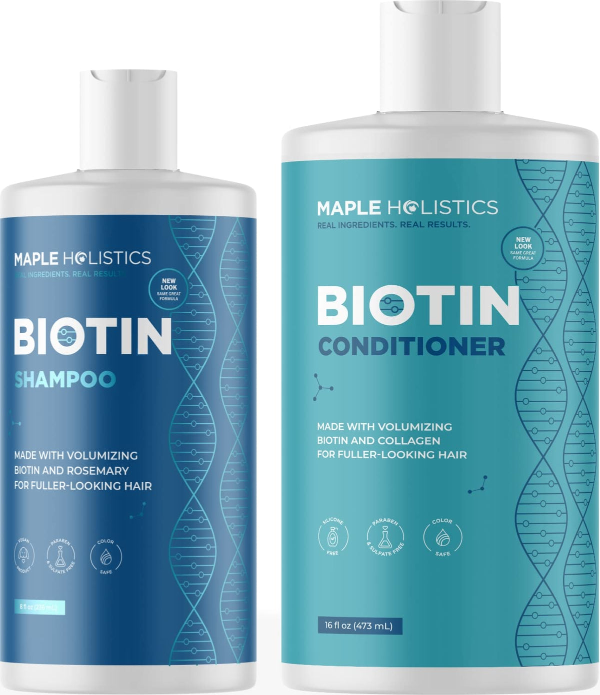 Biotin Shampoo and Conditioner Set Sulfate Paraben Silicone Free J9627