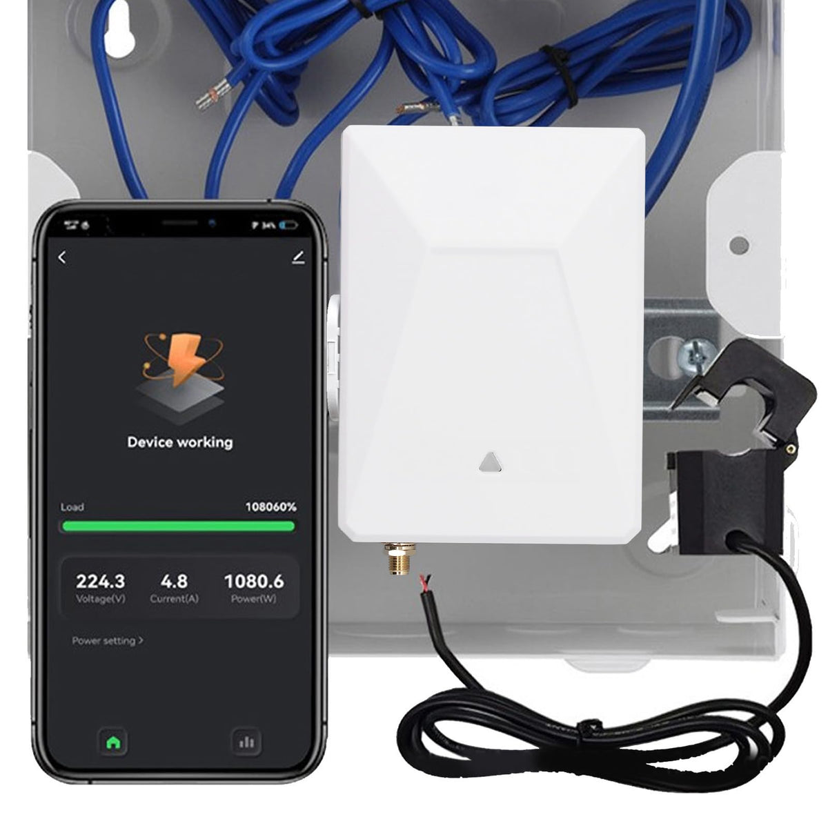 3 Phase 4 Wire Wi Fi Real Time Electricity Usage Monitor Z118