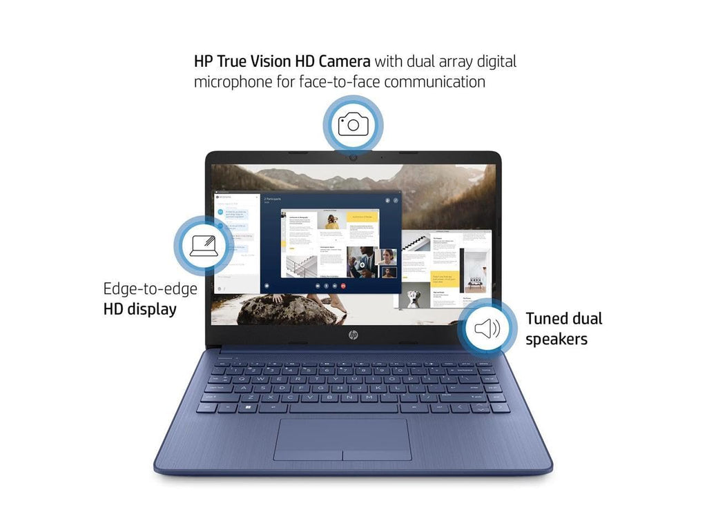 14" HD Laptop, Intel Celeron N4120, 4GB RAM, 64GB eMMC, Windows 11 Home C760548