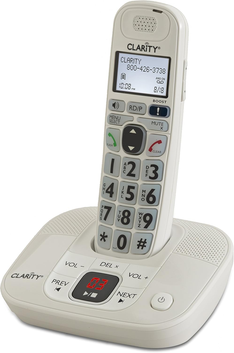 DECT 6.0 Cordless Landline Phone with Answering Machine Y318693