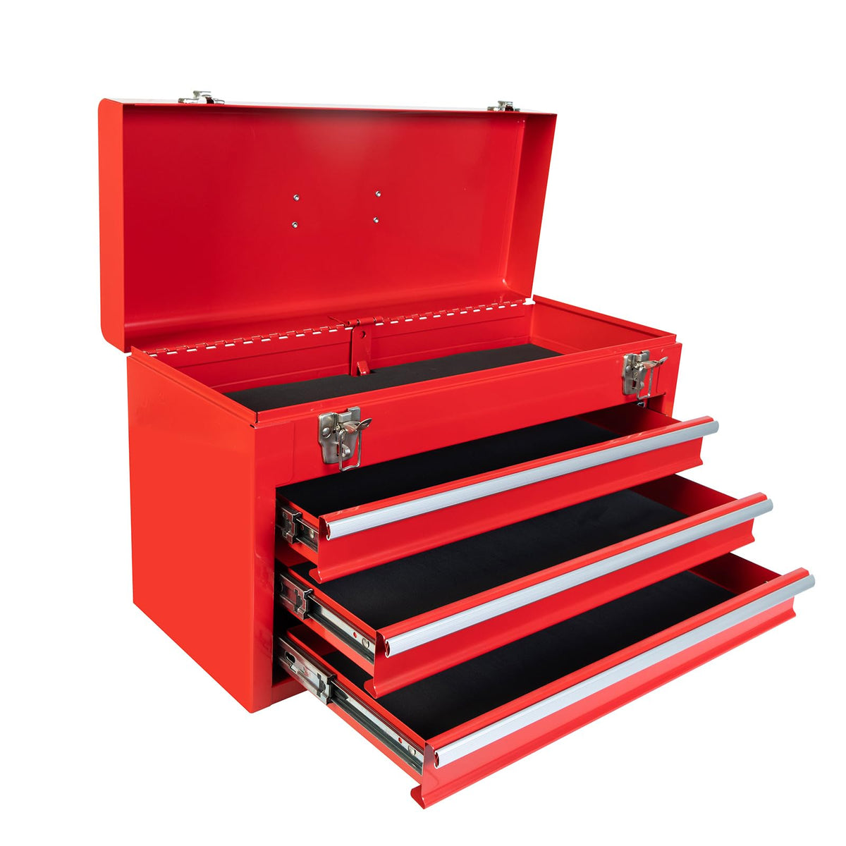 20.5-Inch Metal Tool Box with 3 Drawers Y22657
