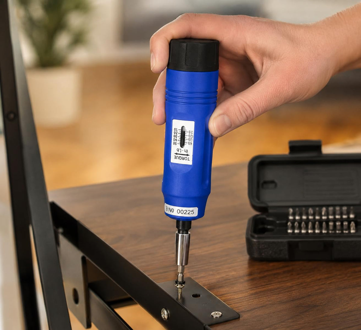 21-Piece Adjustable Torque Screwdriver Set 1/4-Inch Drive D46921