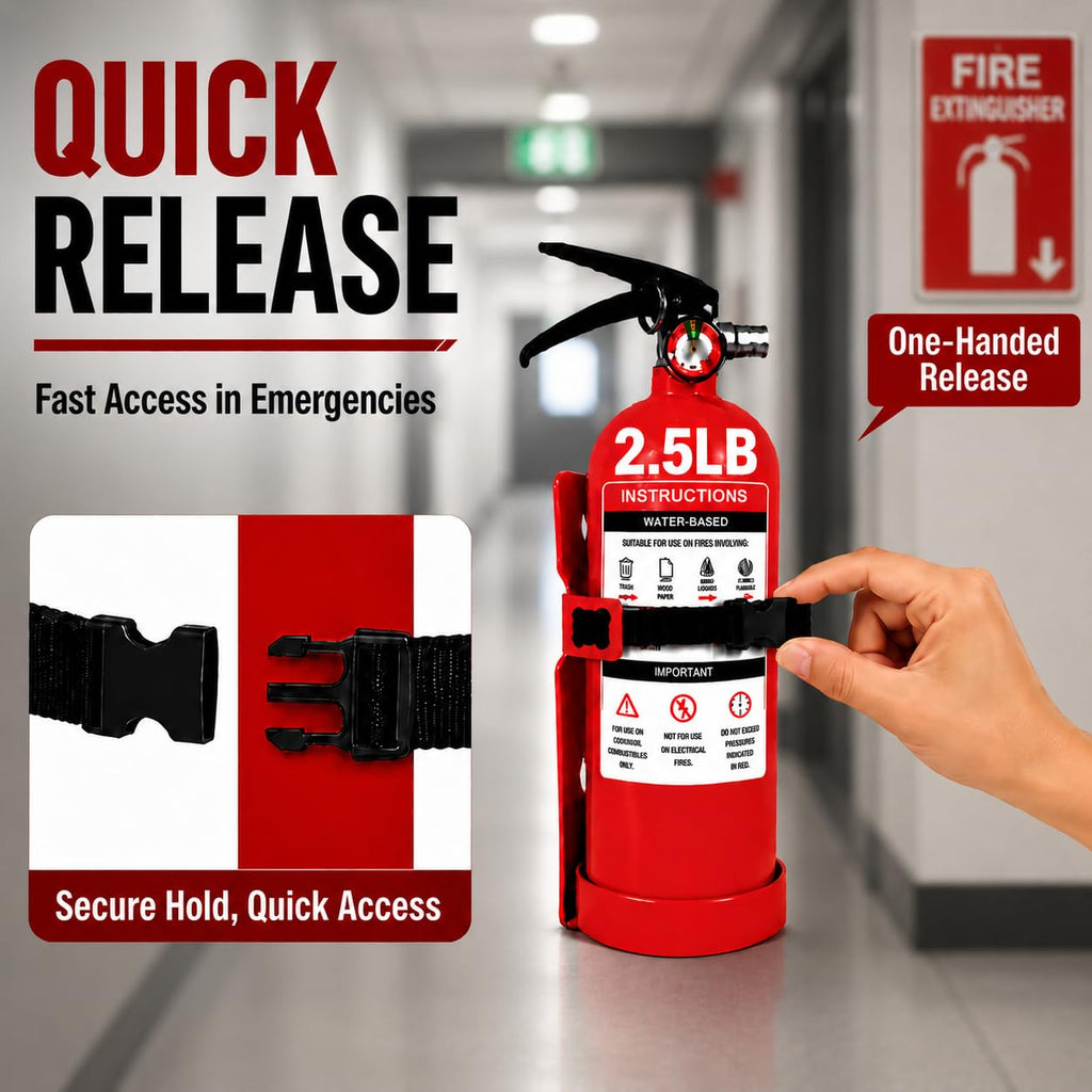 Fire Extinguisher Wall Mount Bracket 2.5 lb 1 Pack X5870
