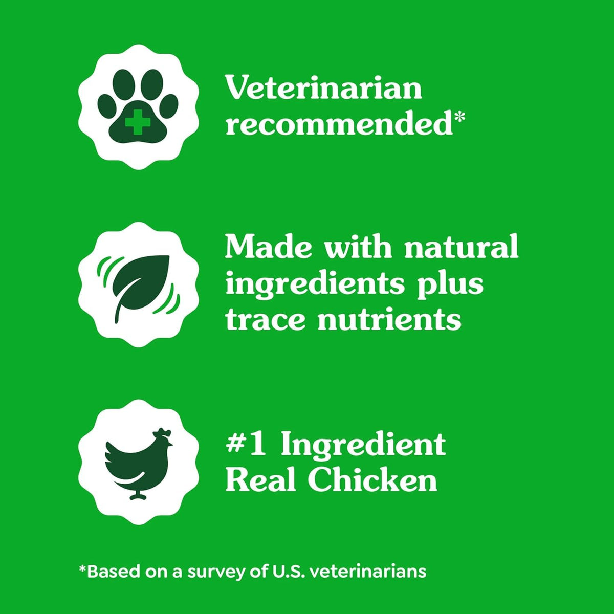Chicken Flavor Capsule Treats for Dogs 15.8-Ounce 3 Pack G66259
