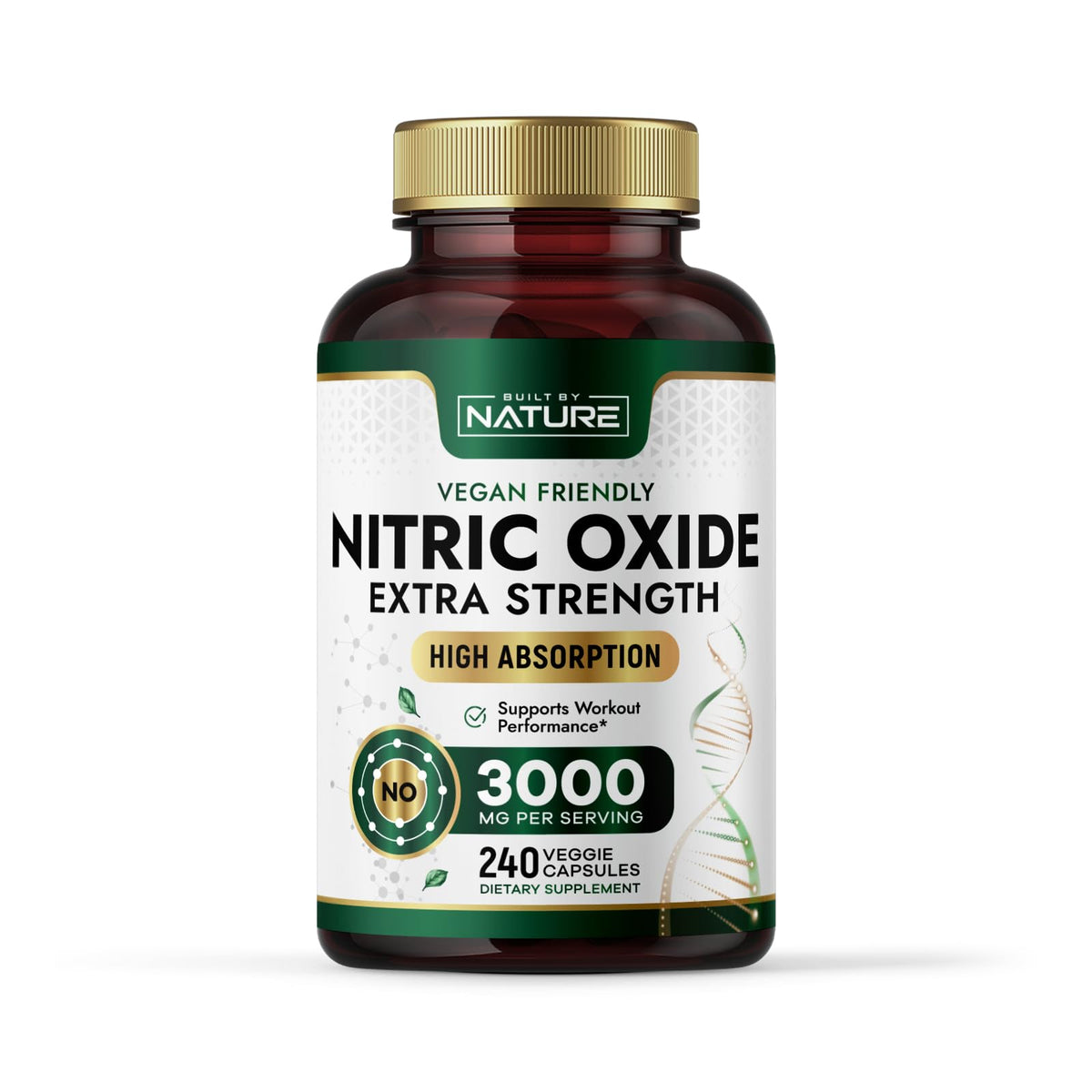 240 Capsules Nitric Oxide Supplement Y201581