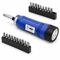 21-Piece Adjustable Torque Screwdriver Set 1/4-Inch Drive D46921