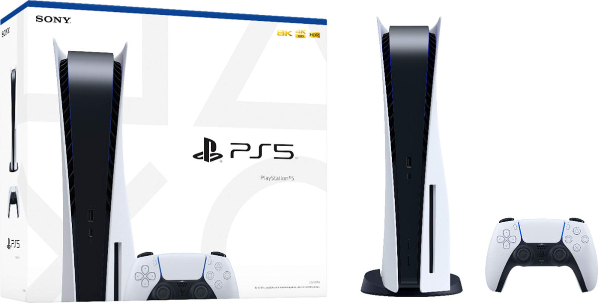 Disc Version Console - 4K-TV Gaming, 16GB GDDR6 RAM, 8K Output, WiFi 6, 825GB SSD X3207