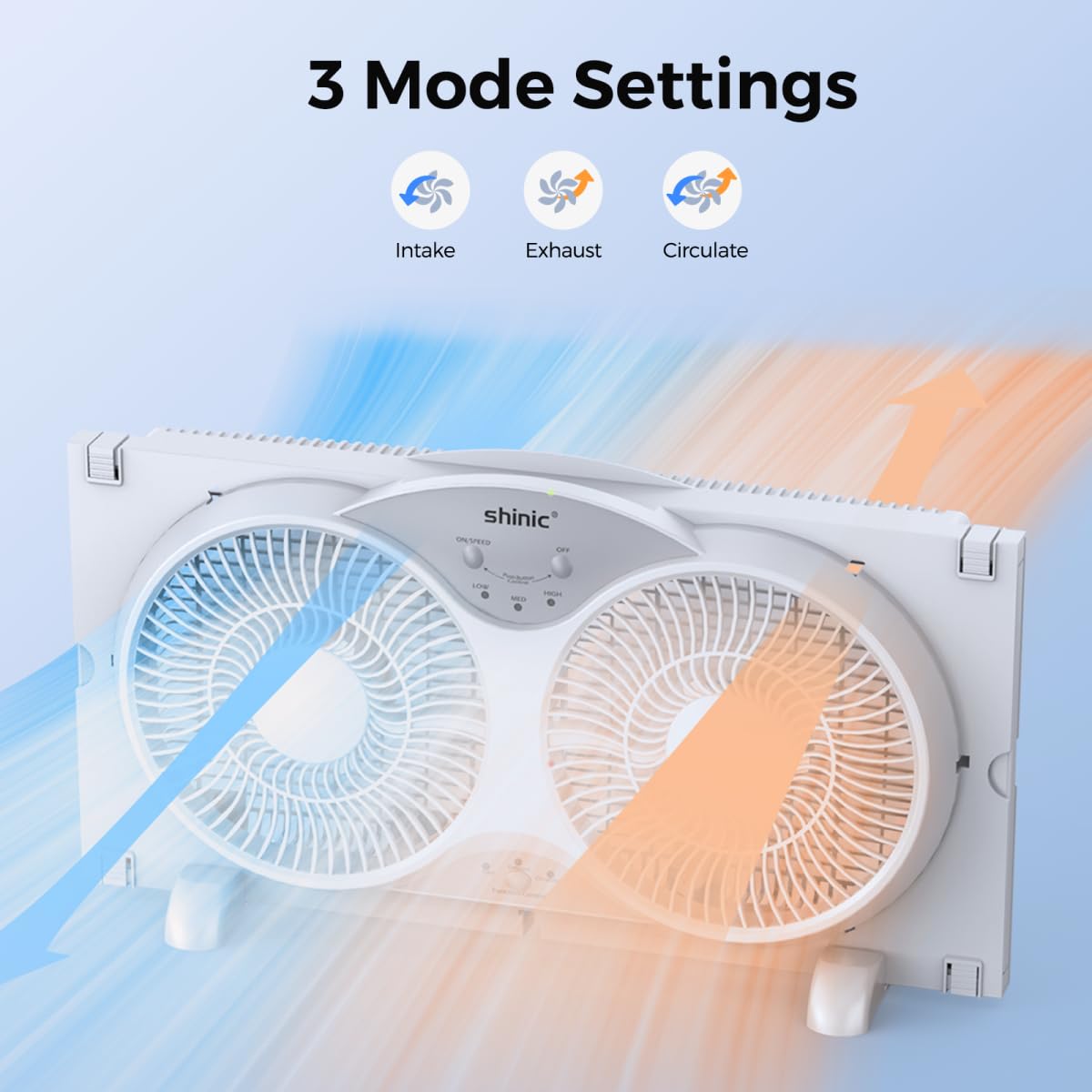 9" Reversible 3-Speed Window Fan G59383
