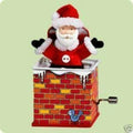 Santa Jack in the Box Ornament D9202