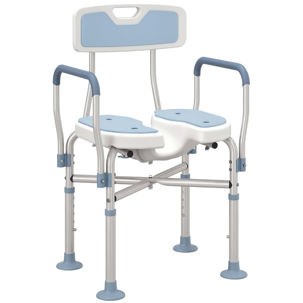 Padded Shower Chair with Arms and Back I277