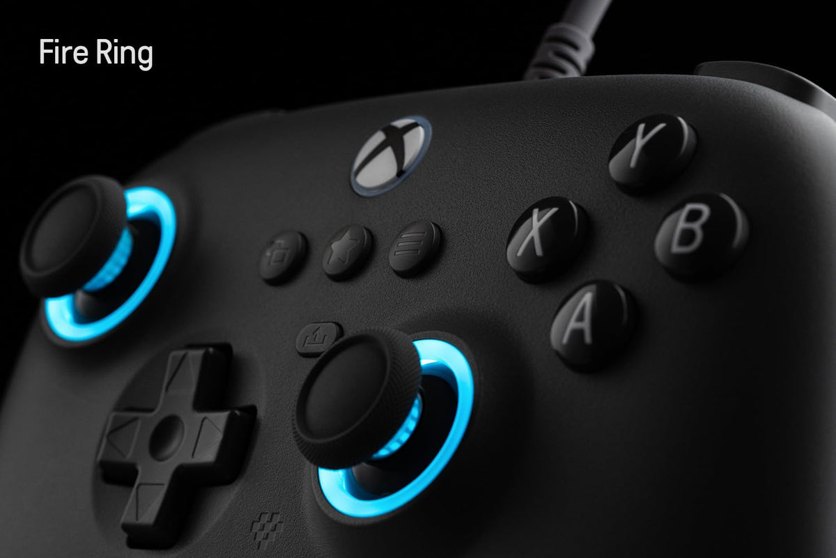 Wired Controller with RGB Lighting Dark Gray V3272
