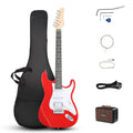 39 Inch Red Electric Guitar Kit with Amp F26868