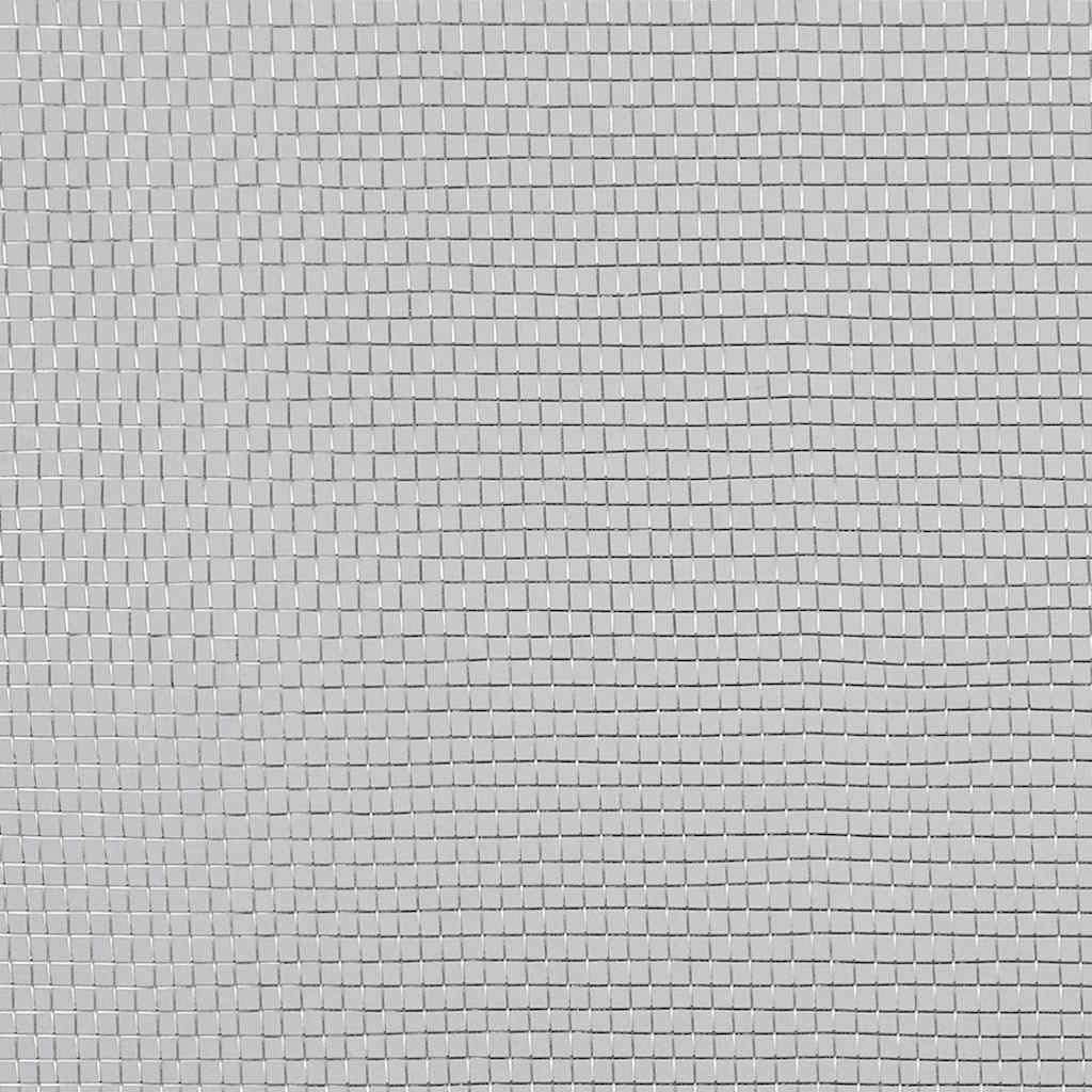 Aluminum Mesh Screen 39.4x196.9 Inches Silver Q976