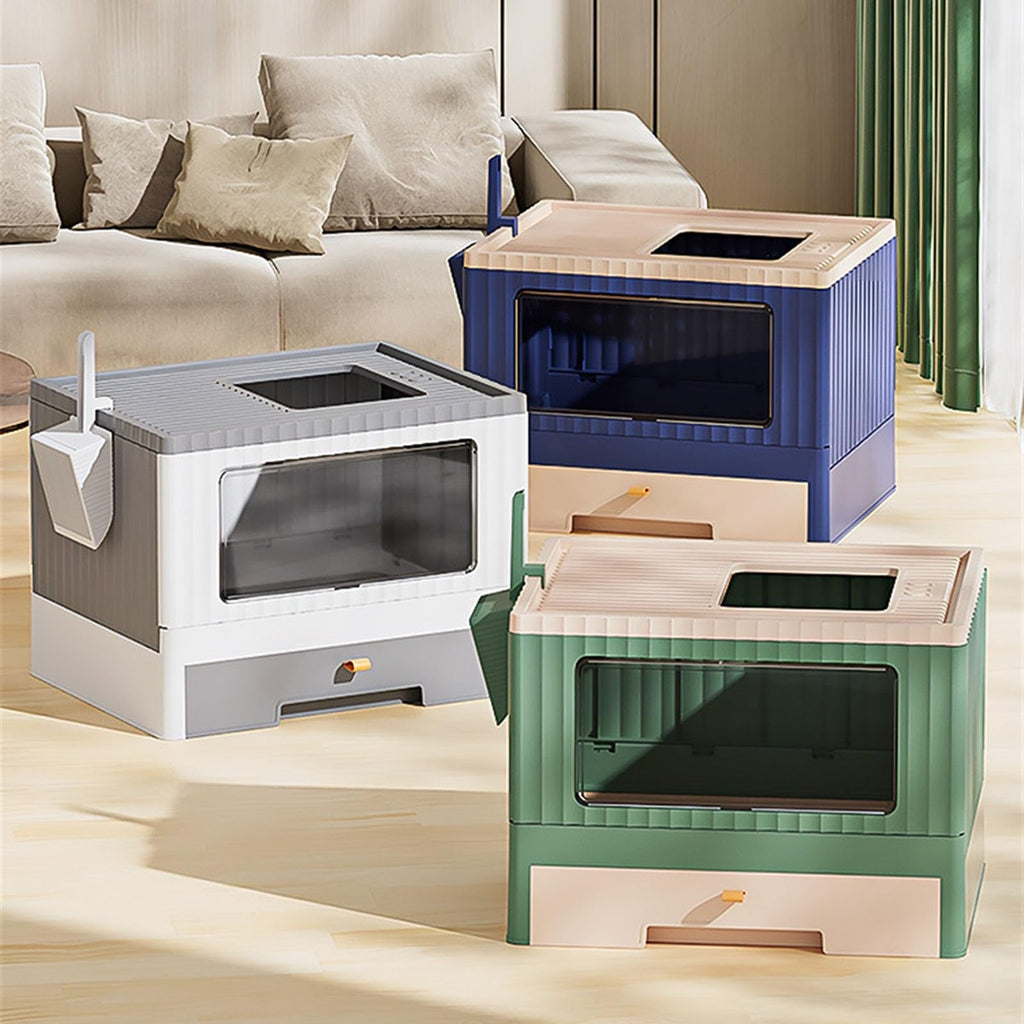 Foldable Cat Litter Box with Lid T82703