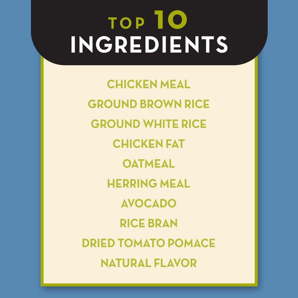 Natural Chicken Meal & Brown Rice Dry Puppy Food 15 lb F42154