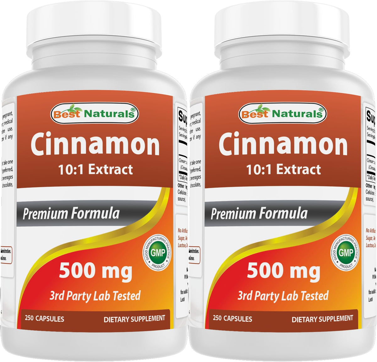 Cinnamon 500 mg 250 Capsules Pack of 2 D7559