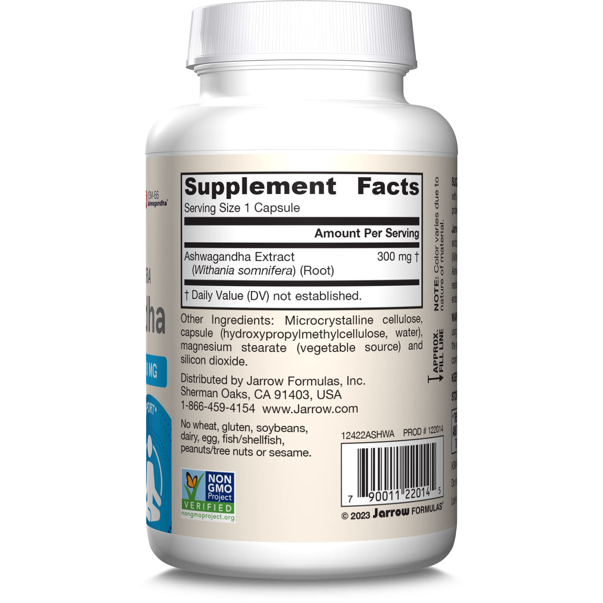 Ashwagandha Capsules 300 mg 120 Count J197