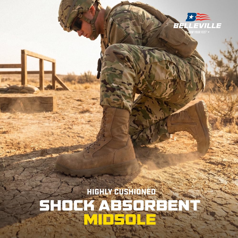 Composite Toe Leather Side Zip Tactical Boots D151031