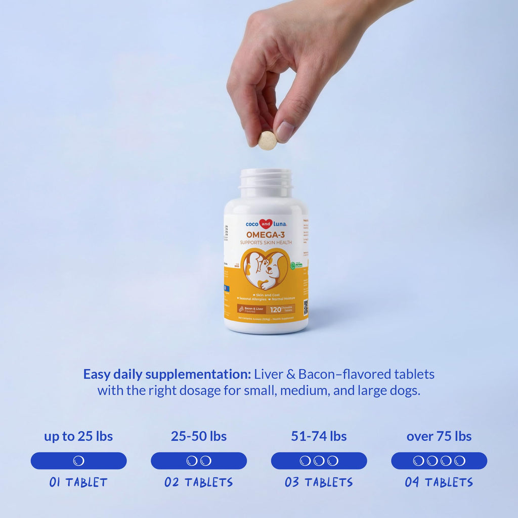 Omega 3 Fish Oil Skin and Coat Supplement D536