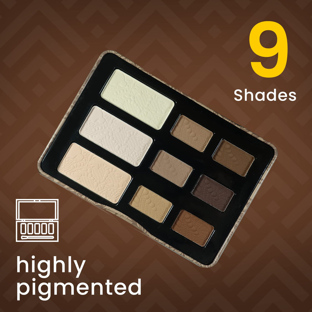 9-Color Matte Eyeshadow Palette Q58220