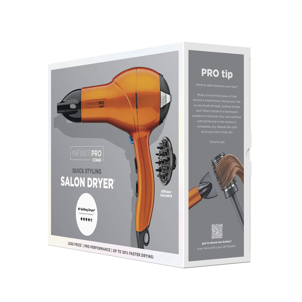 1875W Salon Performance AC Motor Hair Dryer I88508