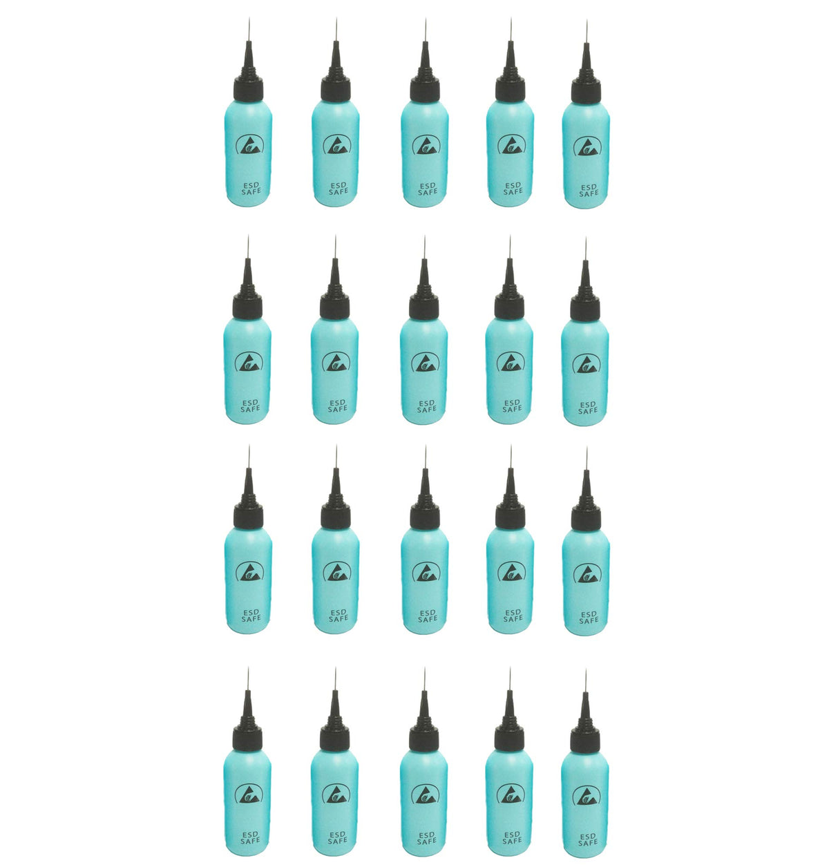 60ml ESD Safe Needle Tip Bottle 2 fl. oz LDPE Blue Z765