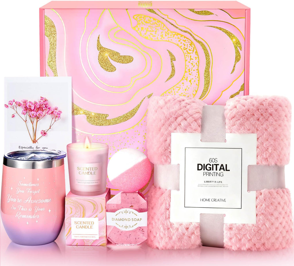 Self Care Gift Set With Blanket M18681
