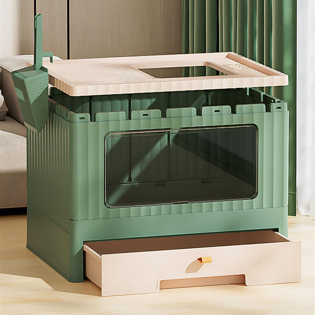 Foldable Cat Litter Box with Lid T82703