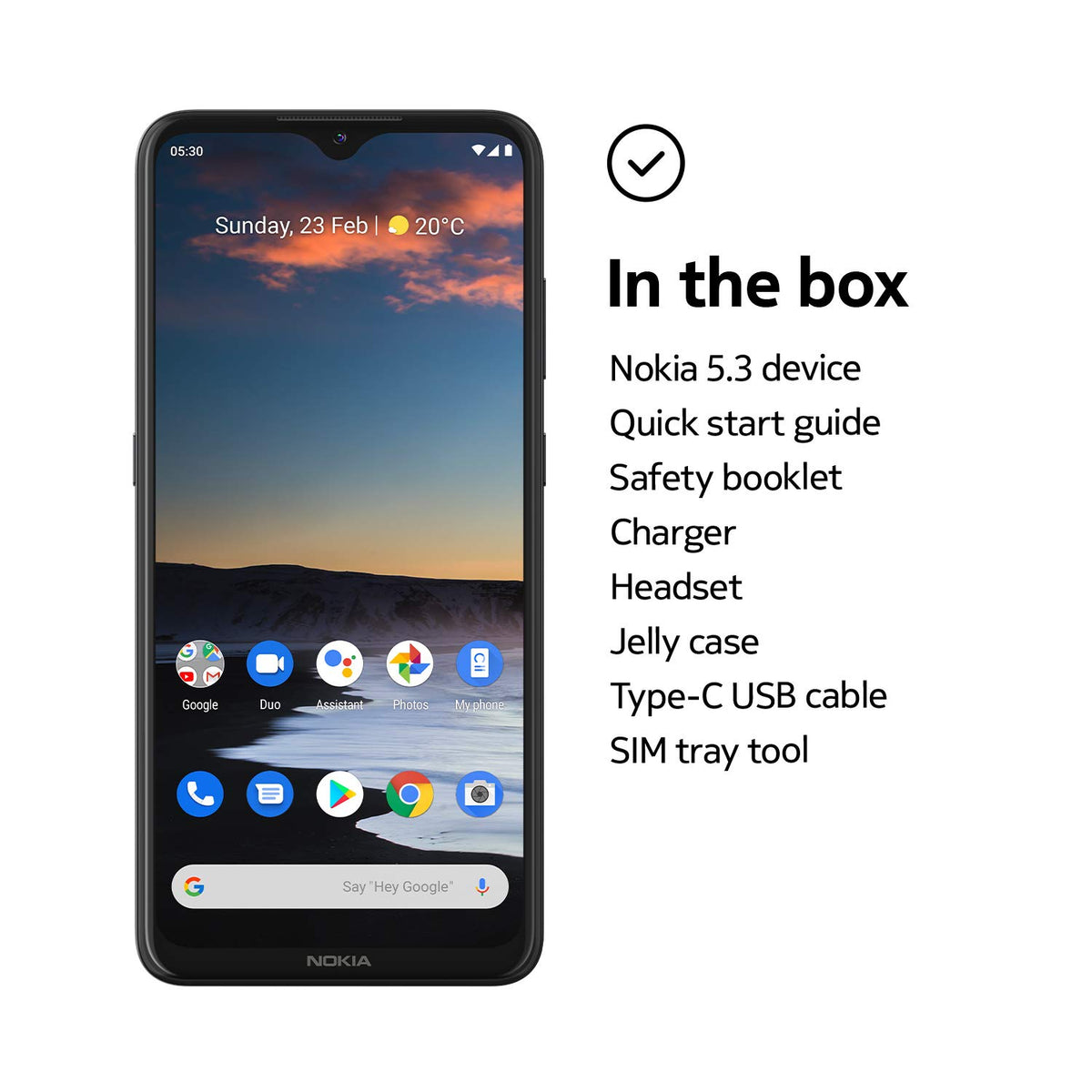 Unlocked Smartphone 4/64GB Charcoal Z14838